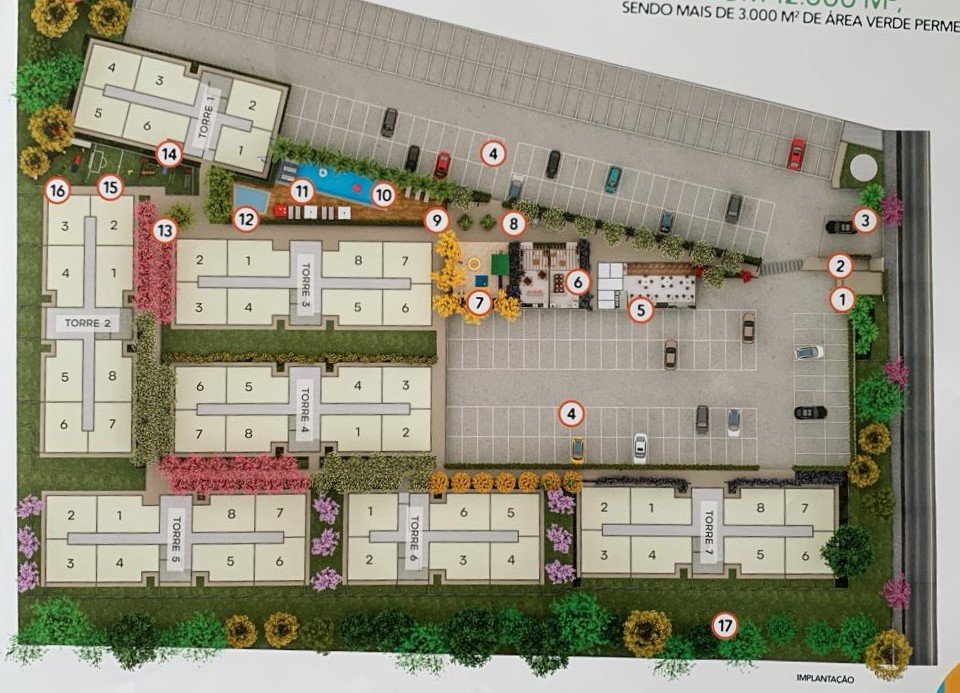 Apartamento Garden térreo com quintal privativo Edifício Monaco
